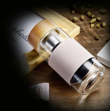 Load image into Gallery viewer, Zero-Waste Insulated Glass Bottle