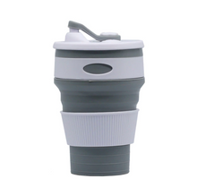 Load image into Gallery viewer, Reusable Collapsible Silicone Coffee Mug