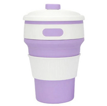 Load image into Gallery viewer, Reusable Collapsible Silicone Coffee Mug