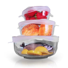 Load image into Gallery viewer, Square Reusable Food &amp; Container Lids
